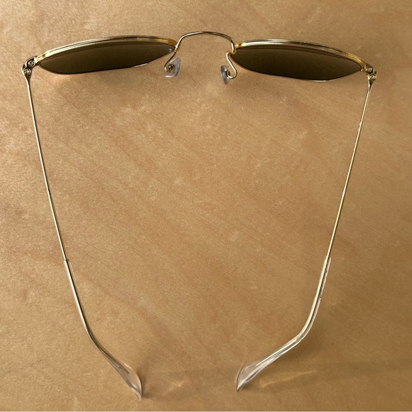 Ray-Ban RB3857 Frank 51-20 Gold and G-15 Green - Picture 9 of 16